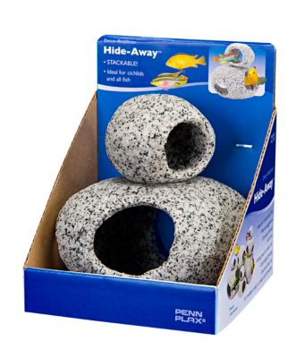 Image showing  Granite Stone Aquarium Hideaways, Small/Medium, 2-Pack