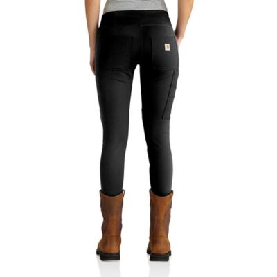 Carhartt Force Midweight Utility Legging They fit high waisted on me since I'm 5'2, the material is so great