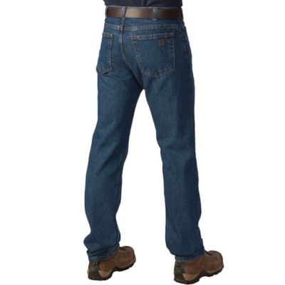 Image showing  Men's Relaxed Fit Mid-Rise Ringspun Cotton 5-Pocket Denim Jeans