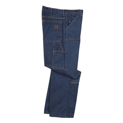 Image showing 2 th Big Bill Men's Relaxed Fit Mid-Rise Work Logger Jeans with Double Reinforced Knees