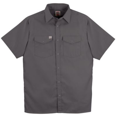 Image showing  Men's Premium Short-Sleeve Snap-Front Work Shirt