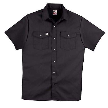 Big Bill Men's Short-Sleeve Premium Snap-Front Work Shirt