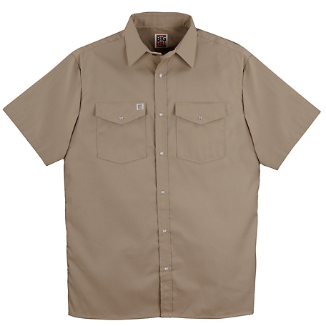 Big Bill Men's Short-Sleeve Premium Snap-Front Work Shirt