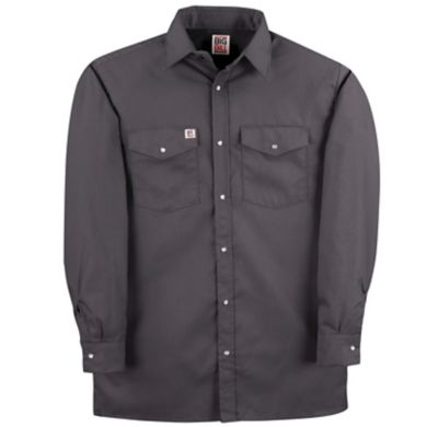Image showing  Men's Premium Long-Sleeve Snap-Front Work Shirt