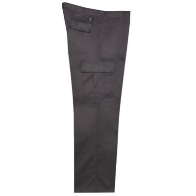 MUJI Mens 100% Organic Cotton Easy Cargo Pants Black FedEx