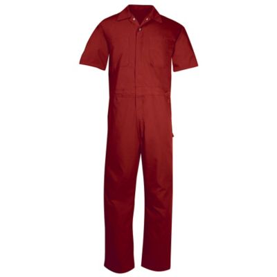 Big Bill Men's Lightweight Poplin Short-Sleeve Work Coveralls