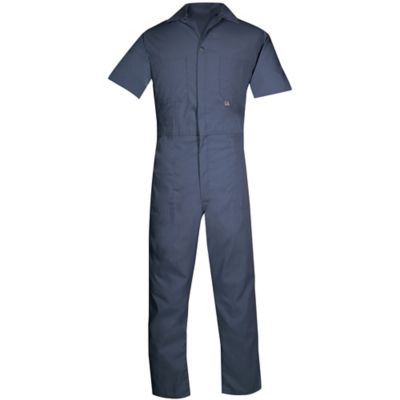 Big Bill Men's Lightweight Poplin Short-Sleeve Work Coveralls