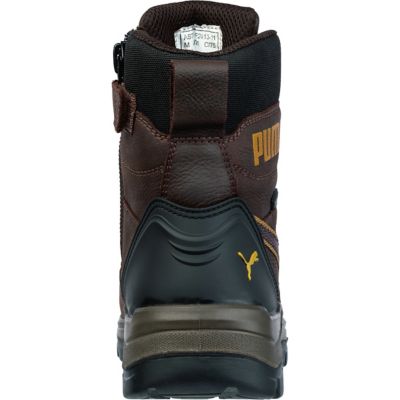 Image showing 5 th Puma Men's Safety Conquest Side Zip Waterproof Work Boots, Brown, 7 in.