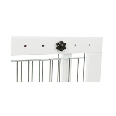 Image showing  Freestanding Pet Gate with Pet Door, Adjustable Width, 22.5 in Height