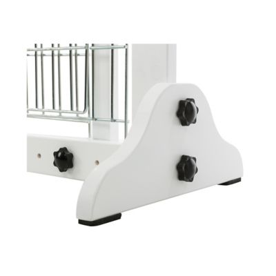 Image showing 5 th TRIXIE Freestanding Pet Gate with Pet Door, Adjustable Width, 22.5 in Height
