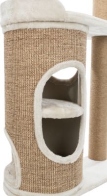 Image showing 9 th TRIXIE 46 in. 2-Story Falco Cat Condo Scratching Post