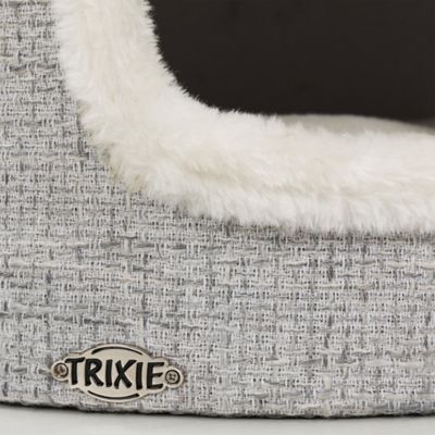 Image showing 5 th TRIXIE Fonda XXL Scratching Post with Condo and Platform for Large Cats, White/Gray
