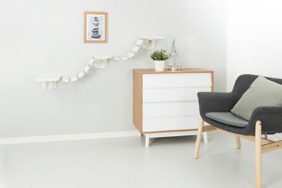 Image showing 5 th TRIXIE Wall Mount Cat Bridge, Three Platforms Linked by Bridge