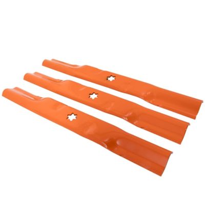 Image showing  54 in. Low-Lift Lawn Mower Blades for Lawn Tractors and Zero-Turn Mowers, 3 pk.