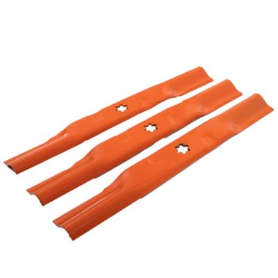 Image showing  54 in. Low-Lift Lawn Mower Blades for Lawn Tractors and Zero-Turn Mowers, 3 pk.