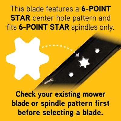 Image showing 5 th Cub Cadet 54 in. Low-Lift Lawn Mower Blades for Lawn Tractors and Zero-Turn Mowers, 3 pk.