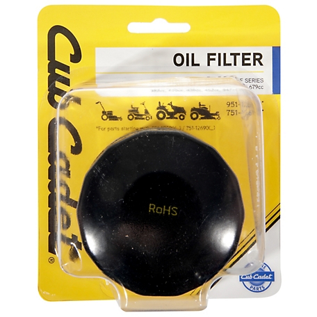 Cub Cadet Oil Filter for Riding and Zero-Turn Lawn Mowers, OE# 951-12690, 751-12690, 490-201-C010