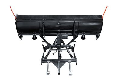 Image showing 7 th DK2 82 in. x 19 in. Black Powder Coated Steel Universal Mount T-Frame Snow Plow & Kit- AVAL8219