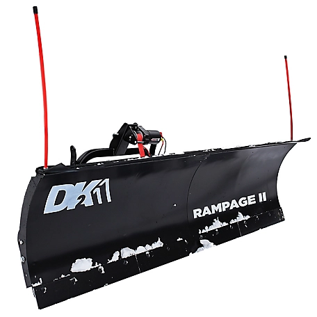 DK2 Rampage II 82 in. x 19 in. Custom Truck Snow Plow & Kit- RAMP8219 (mount not included)