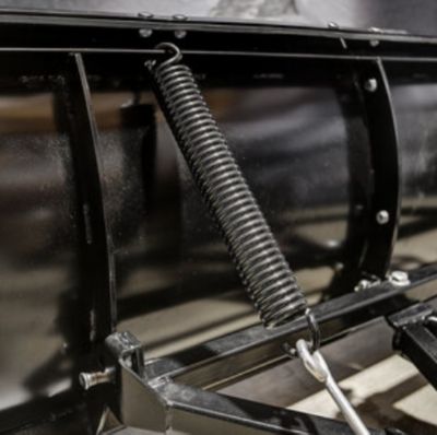 Image showing  Storm II 84 in. x 22 in. Black Powder-Coat Steel Custom Truck Snow Plow Kit and Wireless Remote, Mount Not Included