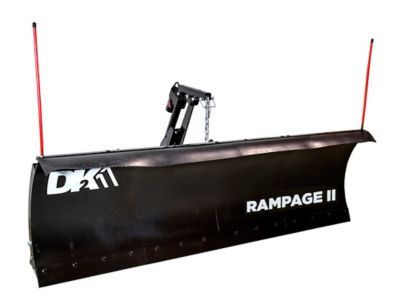 DK2 Rampage II 82 in. x 19 in. Custom mount Truck Snow Plow & Electric Actuator Kit