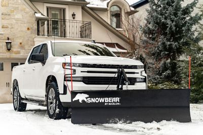 Image showing 6 th DK2 Storm II Elite 84 in. x 22 in. Custom Truck Snow Plow Mount and Kit