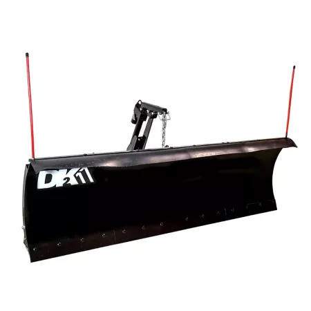 DK2 Elite Cordless Electric Actuator Snow Plow and Kit 84 in x 22 in Universal Bracket T-Frame Truck Snow Plows