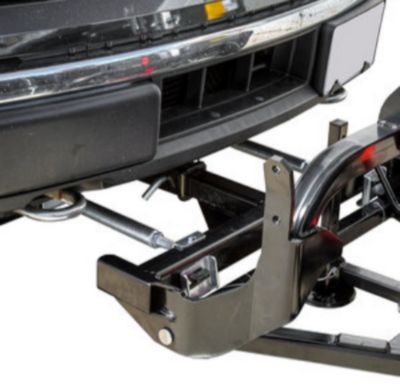 Image showing  84 in. x 22 in. Elite Wireless Electric Actuator Universal Mount T-Frame Snow Plow & Kit
