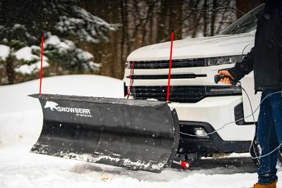 Image showing  Everest 90 in. x 22 in. Fully Hydraulic Snow Plow Kit
