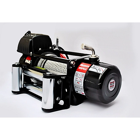 DK2 9,500 lb. Capacity Spartan Electric Planetary Gear Winch with Steel Cable