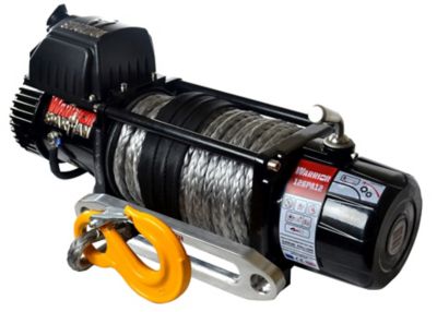DK2 12,000 lb. Capacity Spartan Electric Planetary Gear Winch with ARMORTEK Synthetic Rope