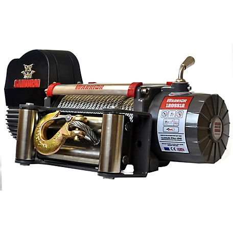 DK2 12,000 lb. Capacity DK2 Electric Powered Planetary Gear Winch with Galvanized Steel Cable, 12V 6.5HP