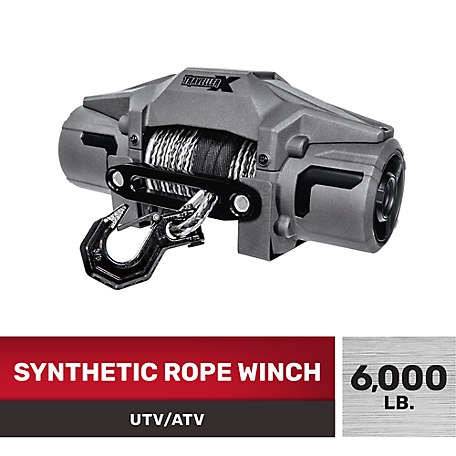 TravellerX 6,000 lb. Capacity Synthetic Rope Truck Winch at