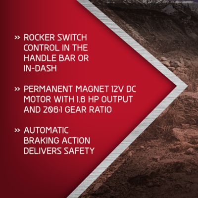 Image showing  6,000 lb. Capacity Synthetic Rope Truck Winch