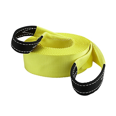 Traveller 30 ft. Tow Strap with Loops, 4,400 lb. Safe Work Load