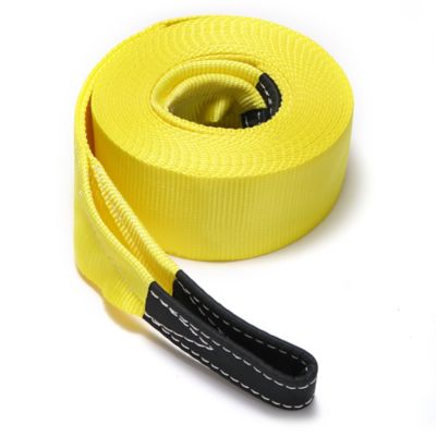 Image showing  3 in. x 30 ft. Tow Strap with Loops, 4,400 lb. Safe Work Load
