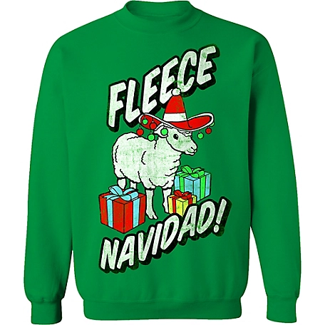 Farm Fed Clothing Men's Fleece Navidad Christmas Fleece