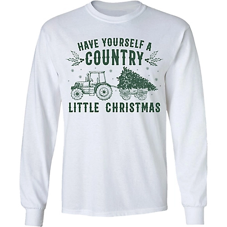 Farm Fed Clothing Men's Long-Sleeve Country Christmas Shirt