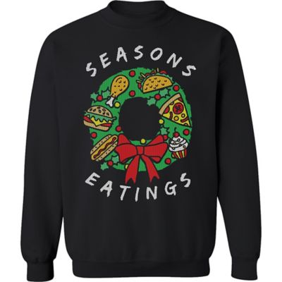 Goodie Two Sleeves Men's Seasons Eatings Christmas Fleece