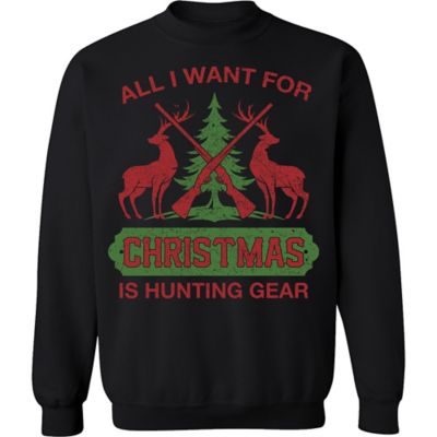 Goodie Two Sleeves Men's Hunting Gear Christmas Fleece