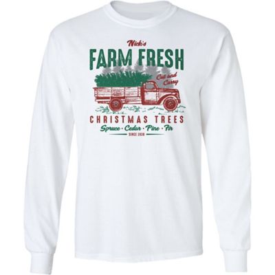 Goodie Two Sleeves Men's Long-Sleeve Nick's Farm Fresh Shirt