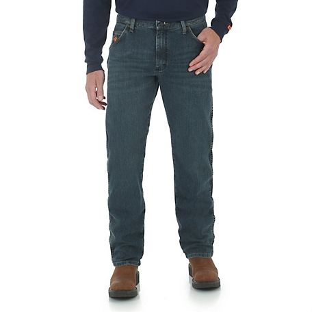 Wrangler Regular Fit Mid-Rise FR Advanced Comfort Jeans at Tractor ...