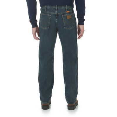 Image showing 1 th Wrangler Men's FR Flame-Resistant Regular Fit Mid-Rise Advanced Comfort Work Jeans