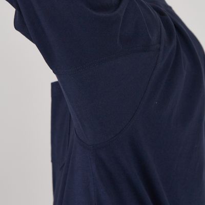Image showing  Men's Long-Sleeve Extended Tail Pocket T-Shirt