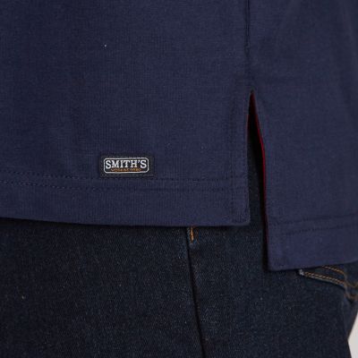 Image showing  Men's Long-Sleeve Extended Tail Pocket T-Shirt