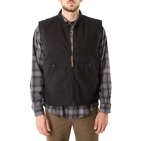 Smith's Workwear Sherpa-Lined Duck Canvas Vest