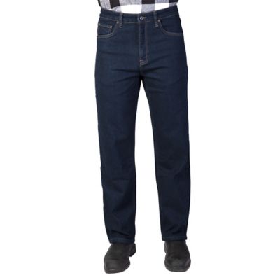 Image showing  Stretch Fit High-Rise Fleece-Lined 5-Pocket Jeans