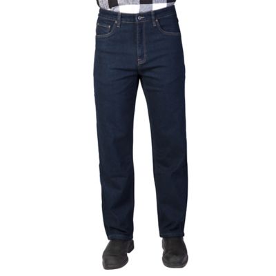 Smith's Workwear Stretch Fit High-Rise Fleece-Lined 5-Pocket Jeans Nice Fleece Lined Jeans