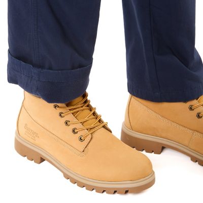Image showing  Stretch Fit High-Rise Fleece-Lined Canvas Cargo Pants