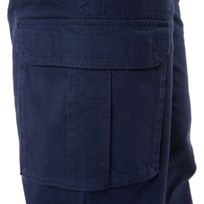 Image showing  Stretch Fit High-Rise Fleece-Lined Canvas Cargo Pants